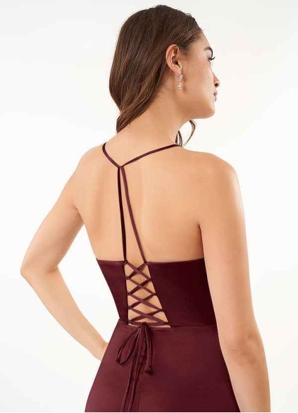 Hrongk Maksim Stretch Satin Dress Hrongk Maksim Stretch Satin Dress