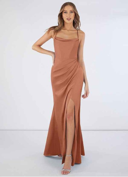 Hrongk Marzia Stretch Satin Dress