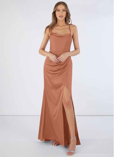 Hrongk Marzia Stretch Satin Dress
