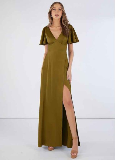 Hrongk Lani Stretch Satin Dress