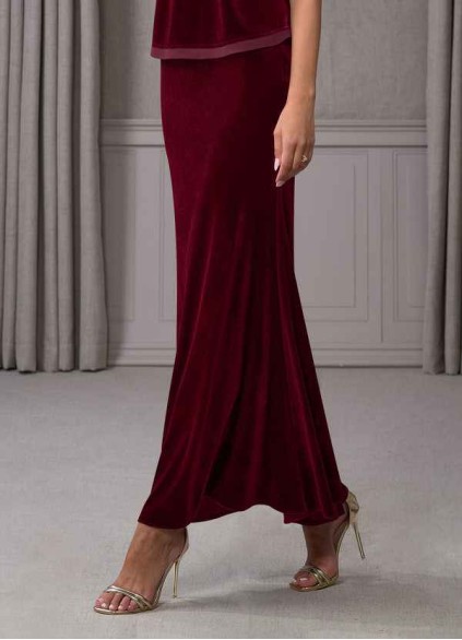 Hrongk Zana Velvet Skirt
 ( Final Sale )