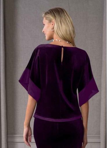Hrongk Fianna Velvet Blouse
 ( Final Sale )