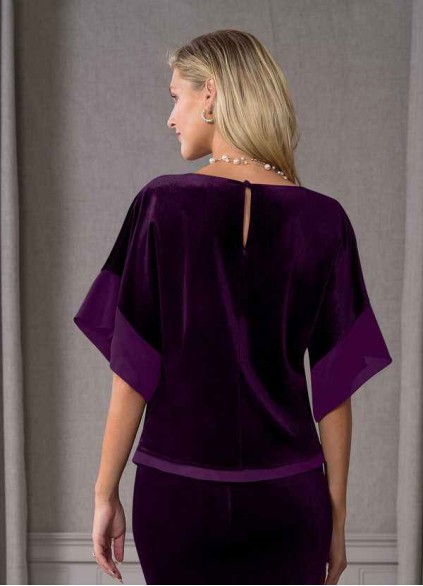 Hrongk Fianna Velvet Blouse
 ( Final Sale )