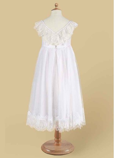 Hrongk Guava Flower Girl Dress