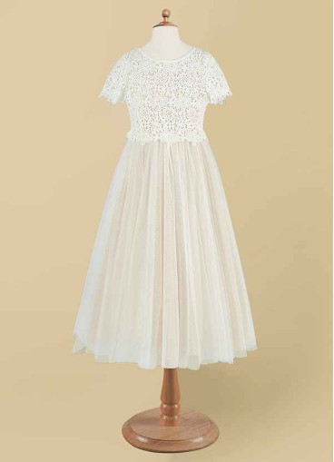 Hrongk Petal Flower Girl Dress