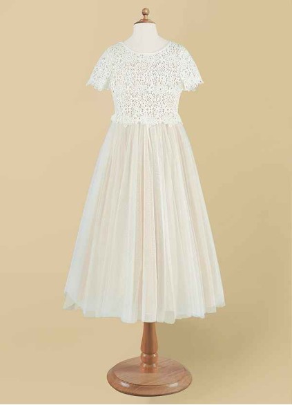 Hrongk Petal Flower Girl Dress